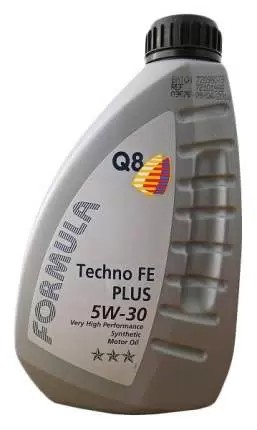 Моторное масло для легковых автомобилей Q8 F Techno FE Plus 5W-30 - 1 литр