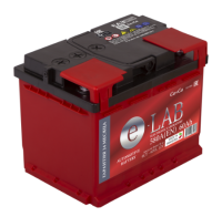 E-lab 6СТ-60 VL (тип 1)  АКБ (габариты 242х175х190, ток разряда 580 А)