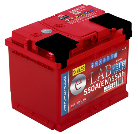 Аккумулятор 6СТ-55 ELAB + EFB о.п.